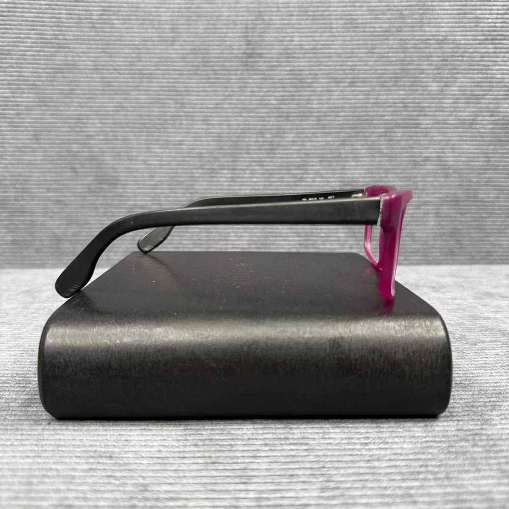 Carraro Eyewear Design 153 Purple Black Rectangular‎ Y2k Frames Italy 55-15-140